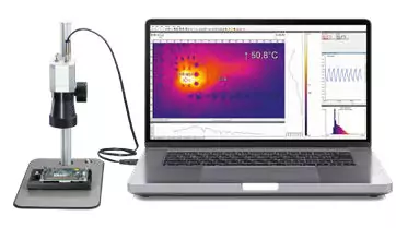 Pl 640i Microscope Optris - Caméra IR à optique microscope